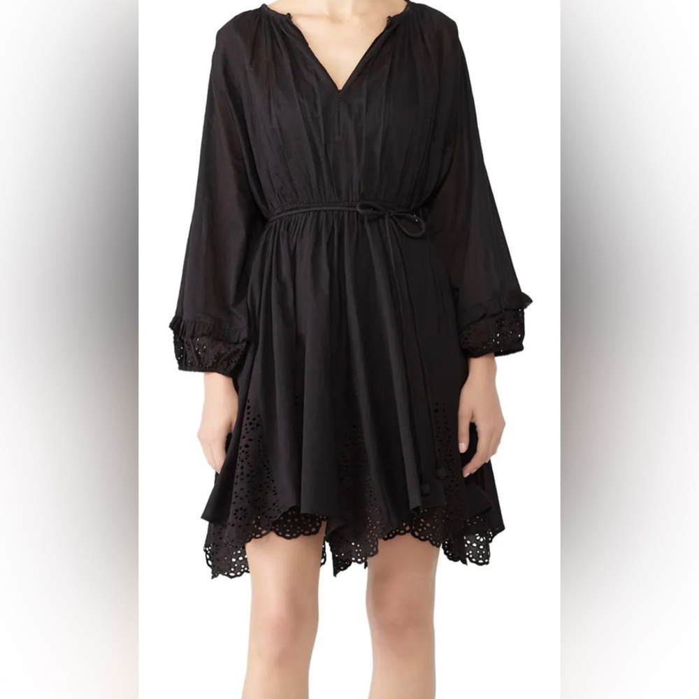 Vereda Eyelet Mini Dress by Apiece Apart